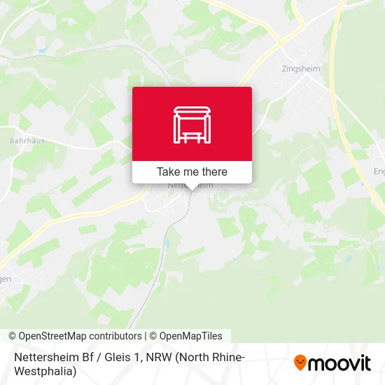 Карта Nettersheim Bf / Gleis 1