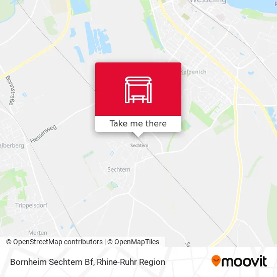 Карта Bornheim Sechtem Bf
