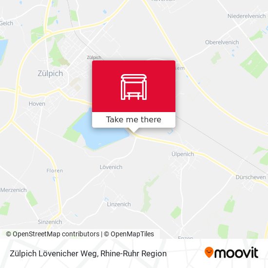 Zülpich Lövenicher Weg map