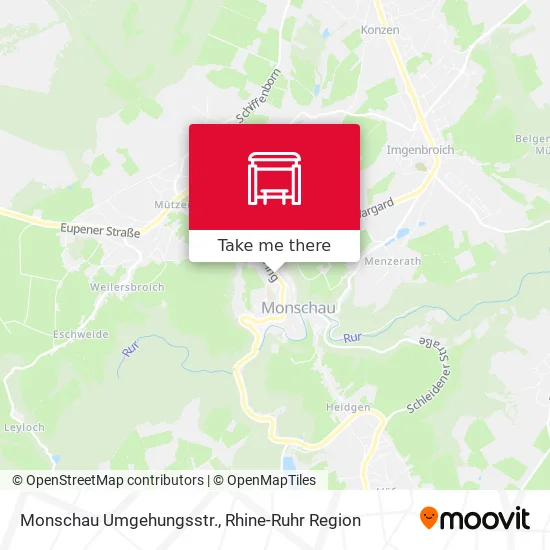 Карта Monschau Umgehungsstr.