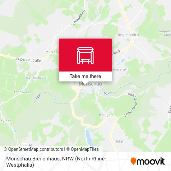 Monschau Bienenhaus map