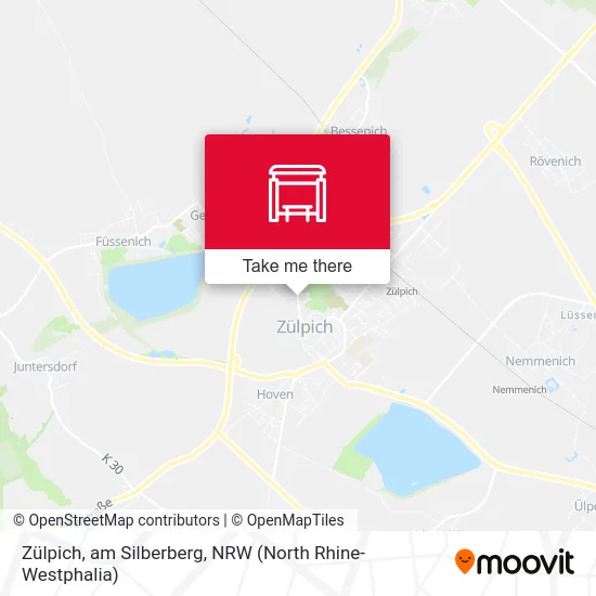 Карта Zülpich, am Silberberg