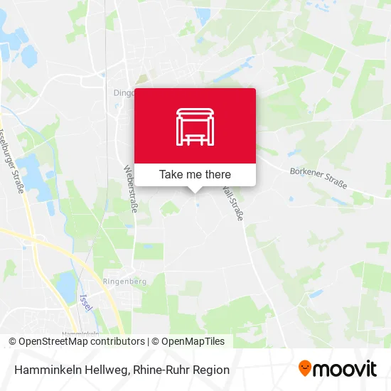 Карта Hamminkeln Hellweg