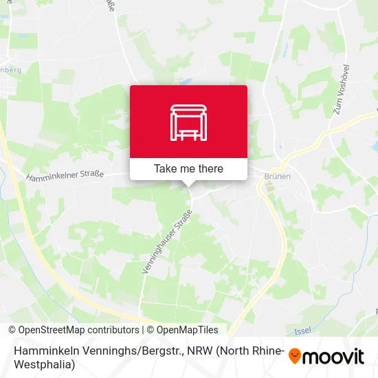 Карта Hamminkeln Venninghs/Bergstr.