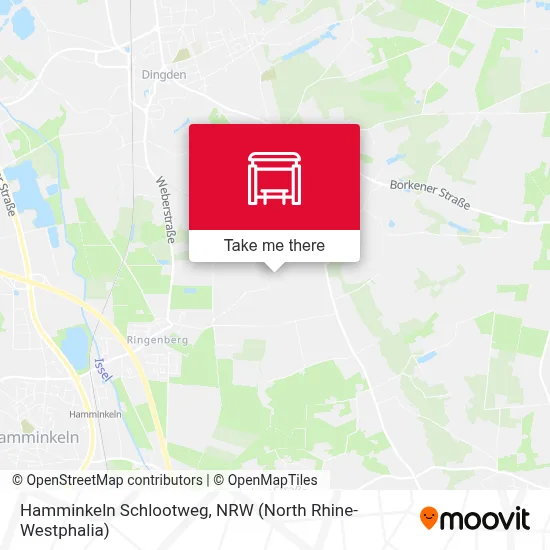 Hamminkeln Schlootweg map