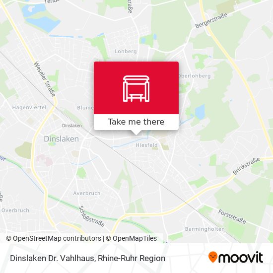 Dinslaken Dr. Vahlhaus map