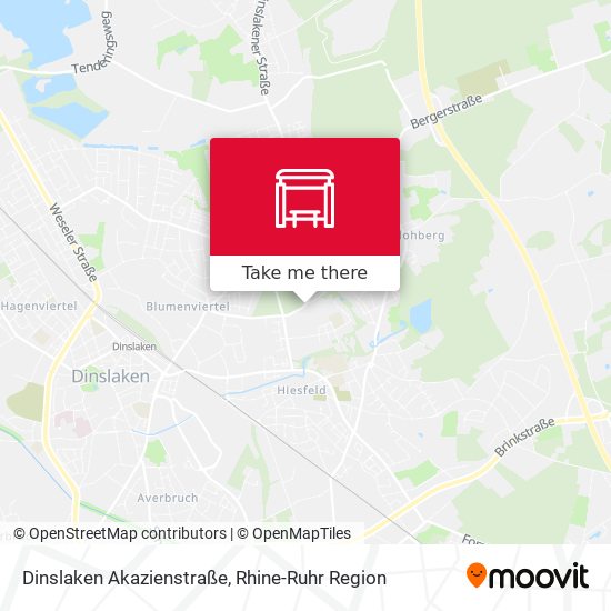 Dinslaken Akazienstraße map