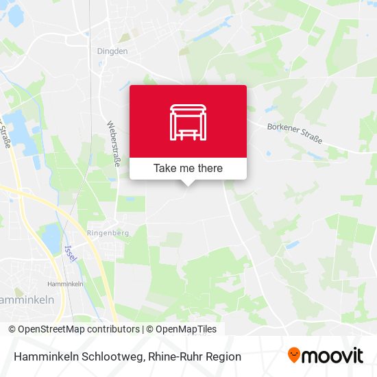 Hamminkeln Schlootweg map