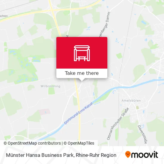 Карта Münster Hansa Business Park