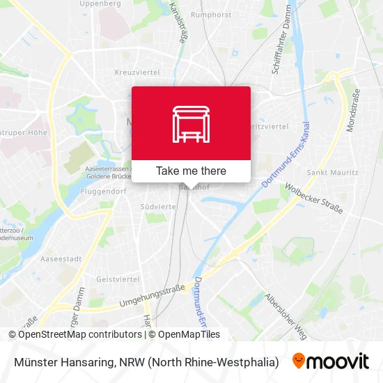 Карта Münster Hansaring