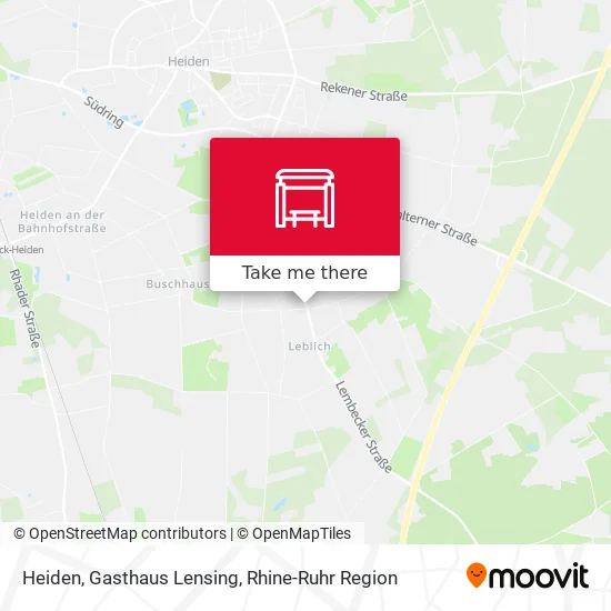 Карта Heiden, Gasthaus Lensing