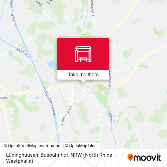 Lüdinghausen, Busbahnhof map