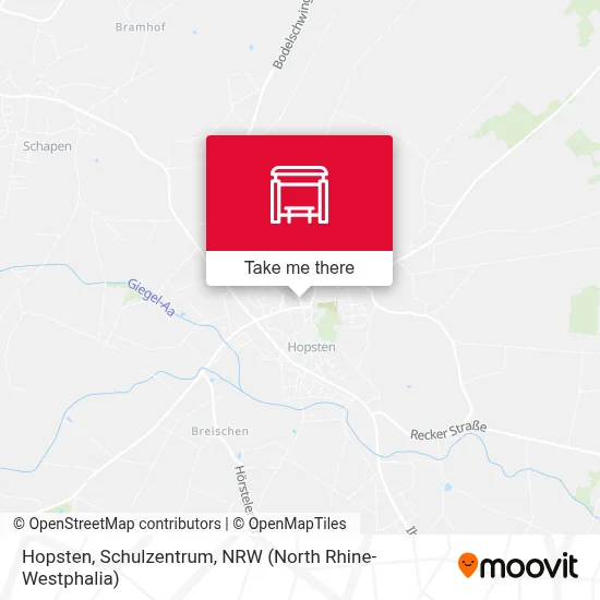 Hopsten, Schulzentrum map