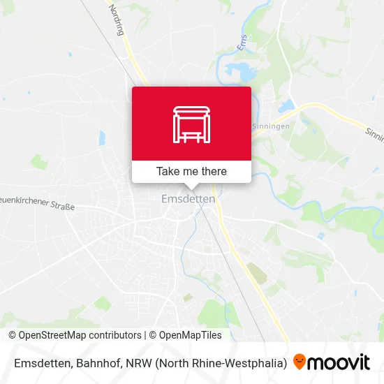 Emsdetten, Bahnhof map