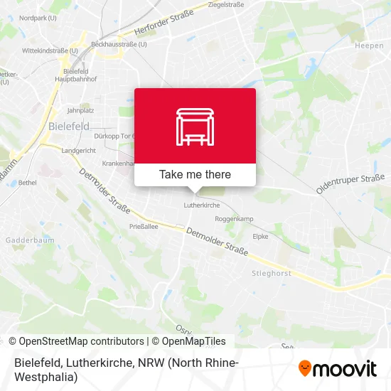 Bielefeld, Lutherkirche map