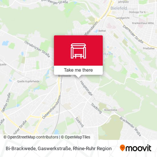 Bi-Brackwede, Gaswerkstraße map