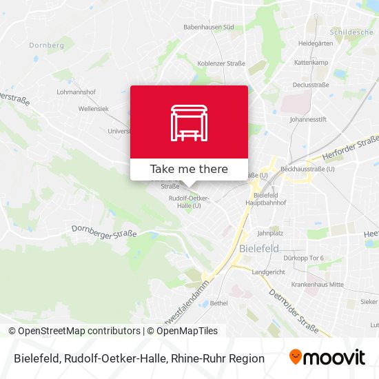 Bielefeld, Rudolf-Oetker-Halle map