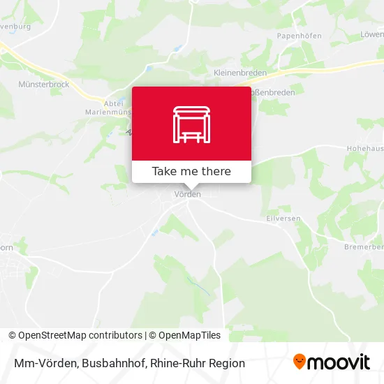 Карта Mm-Vörden, Busbahnhof