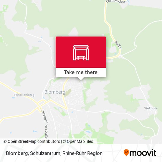 Карта Blomberg, Schulzentrum