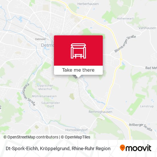 Dt-Spork-Eichh, Kröppelgrund map
