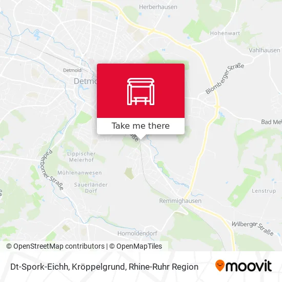 Карта Dt-Spork-Eichh, Kröppelgrund