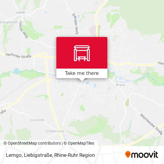 Lemgo, Liebigstraße map