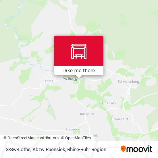 S-Sw-Lothe, Abzw Ruensiek map