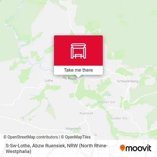 S-Sw-Lothe, Abzw Ruensiek map