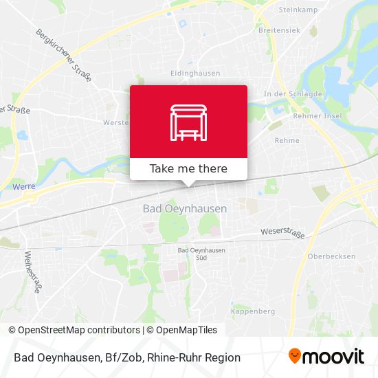 Bad Oeynhausen, Bf/Zob map