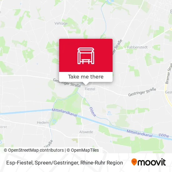 Карта Esp-Fiestel, Spreen/Gestringer