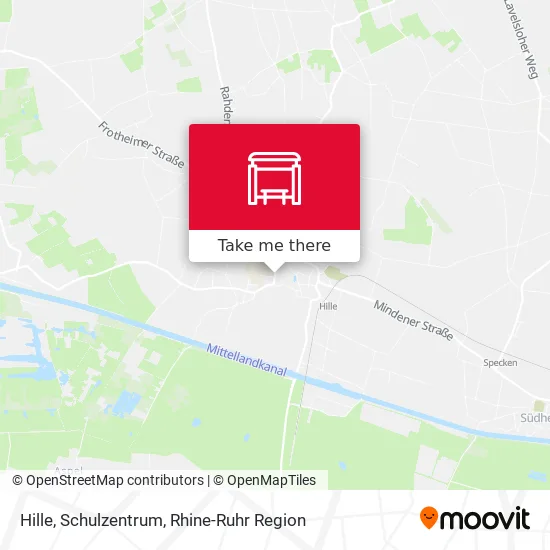 Карта Hille, Schulzentrum