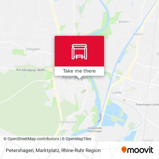 Petershagen, Marktplatz map