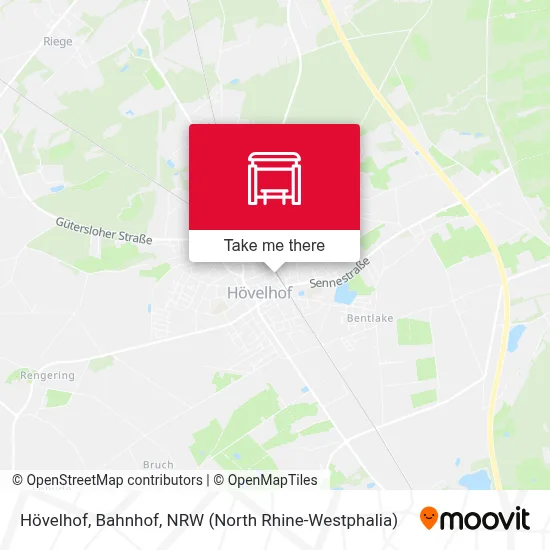 Hövelhof, Bahnhof map