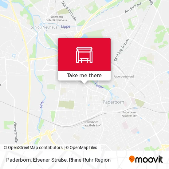 Карта Paderborn, Elsener Straße