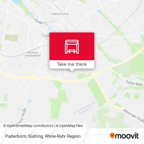 Карта Paderborn, Südring