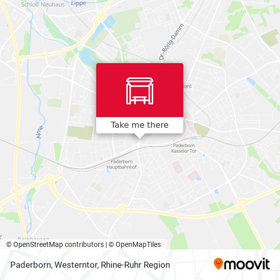 Карта Paderborn, Westerntor