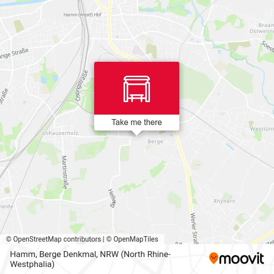 Hamm, Berge Denkmal map