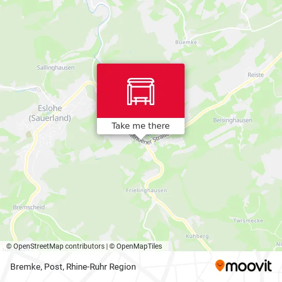 Карта Bremke, Post