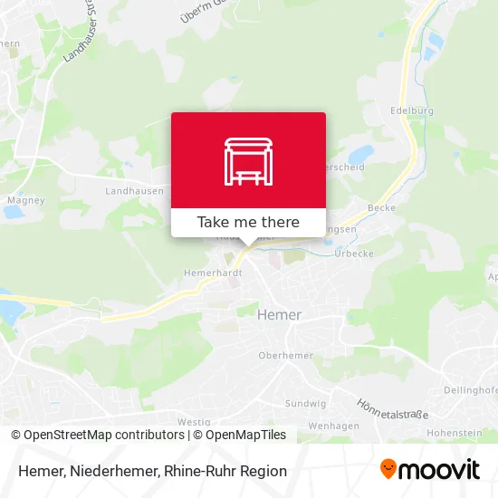 Карта Hemer, Niederhemer