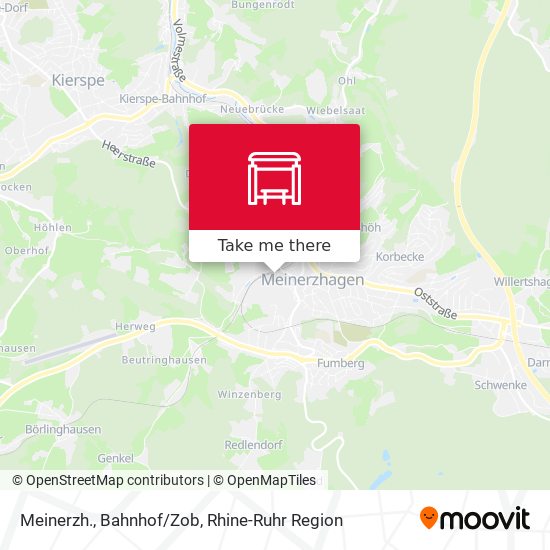 Meinerzh., Bahnhof/Zob map