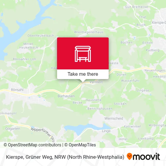 Kierspe, Grüner Weg map