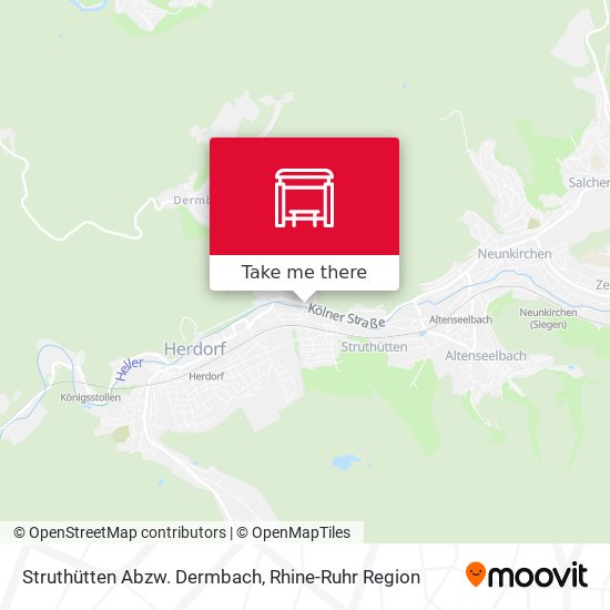 Struthütten Abzw. Dermbach map