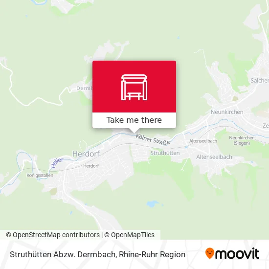 Карта Struthütten Abzw. Dermbach