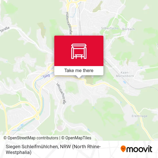 Siegen Schleifmühlchen map