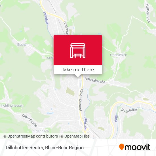 Dillnhütten Reuter map