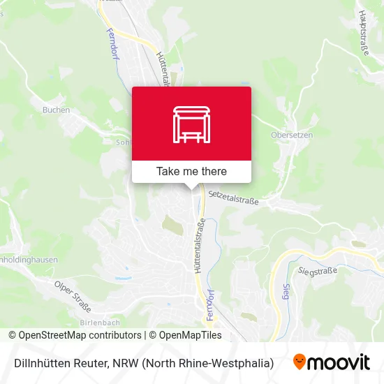Dillnhütten Reuter map
