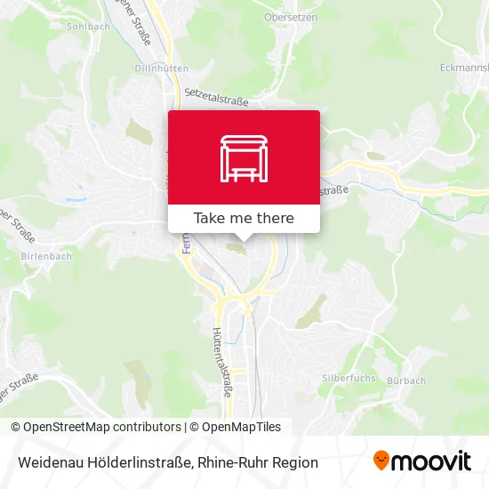 Карта Weidenau Hölderlinstraße