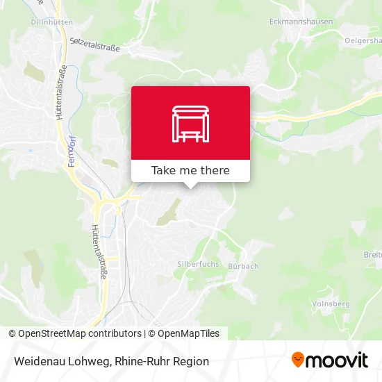 Карта Weidenau Lohweg