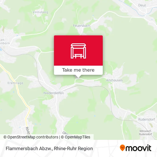 Карта Flammersbach Abzw.