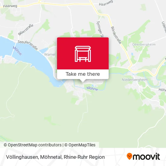 Карта Völlinghausen, Möhnetal